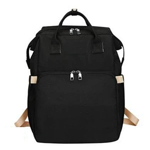 2020 New Portable Fashion for female Folding Baby Bed Mummy Bag Large Capacity Multifunctional Diaper Bag