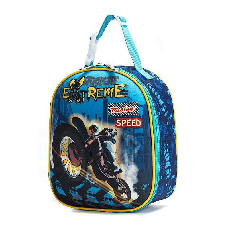 Cartoon football soccer Food Safe Fashion Kids Thermal Food Cooler Bag Fitness BPA free Children Lunch Box Bag for Girls