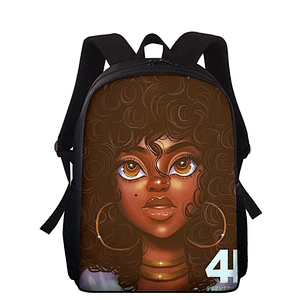 customize  new style African girls create backpacks for children