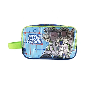wholesale hot sell Cute Simple melange robot students Packing cute kids School Office Pencil Pouch Case Bag for school boy