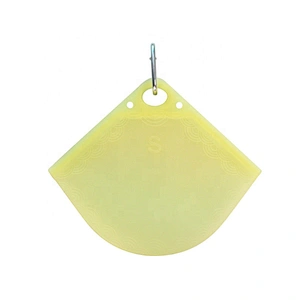 Pollution-proof Face Cover Holder Bags Temporary Clip MASKing Container Food Grade Silicone Facemasked Foldable Case Holder Bag