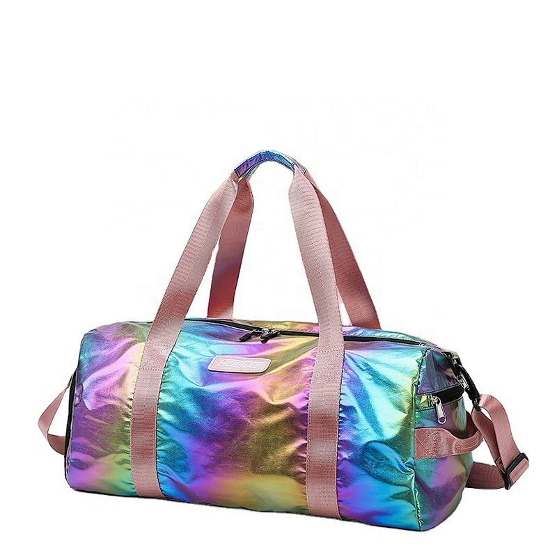 Barrel duffel sports large gym Color intrigue yoga bag athletic travel bag shoulder bag