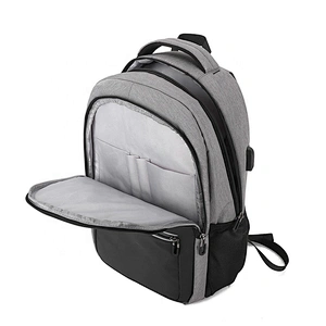 Anti-theft USB charging men briefcase notebook bags business laptop backpack 15.6 inch usb waterproof notebook backpack
