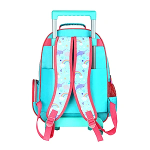 design luggage trolley bag airplane fabric trolley suitcase baigou factory wholesale travel backpack