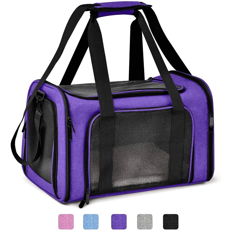 Cat Carriers Dog Carrier Pet Carrier for Small Medium Cats Dogs Puppies of 15 Lbs Airline Approved Small Dog Carrier Pet Bag