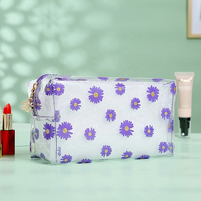 Fashion Waterproof Travel Pvc Makeup Case Makeup Brush Cosmetic Bag Organizer Travel Portable Cosmetics Brushes Case