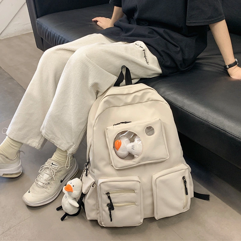 Cute Female Book Print School Backpack Girl Schoolbags Bag Teenager Woman Shoulder