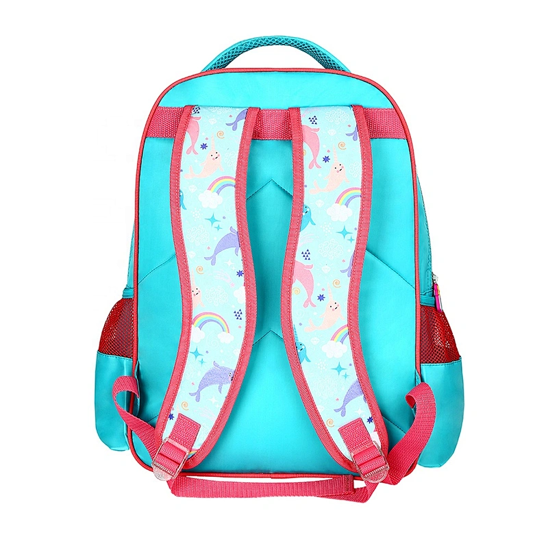 Custom Kids Cartoon smiggle School Bag Set With Double Sequins