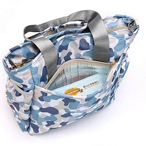 Fashion mummy Travel handbag stylish Tote diaper bag changing handbag mommy baby nappy bag Baby Diaper Bag for Outdoor