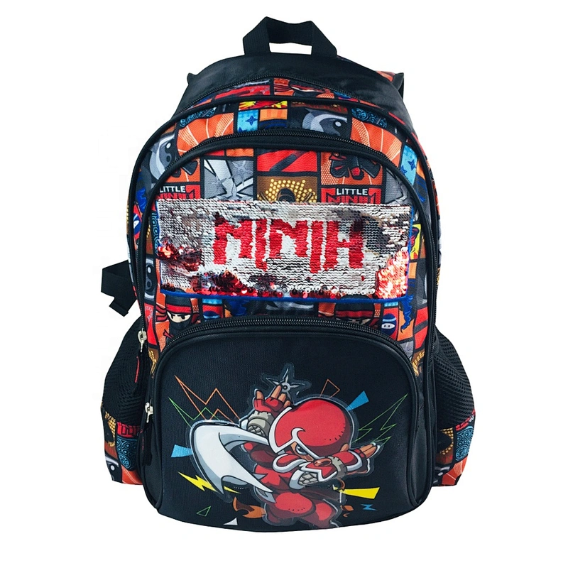 Fashion Flashing lights Kids school bags child backpack from China manufacturer