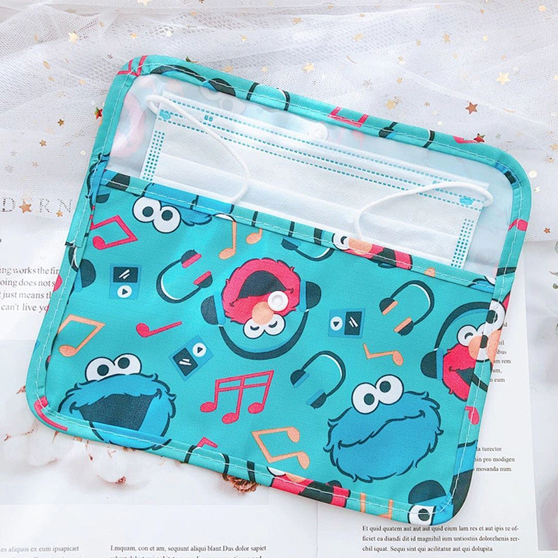 Travel outdoor fabric face masking organizer storage bag portable unisex masking case holder