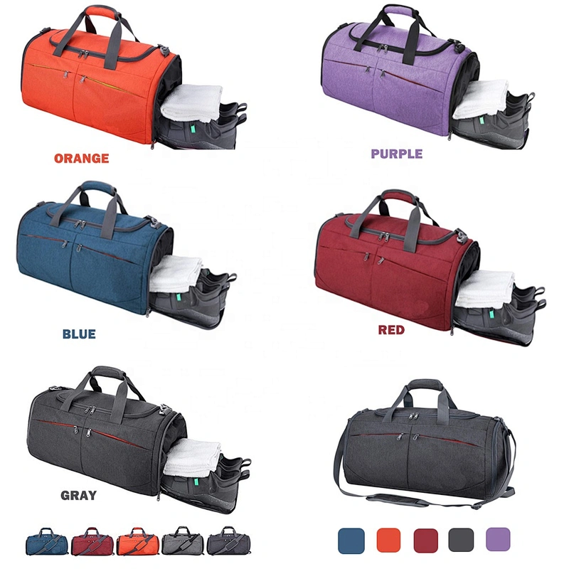 Custom Logo Waterproof Gym Bag Duffel Sports Bag Fitness Outdoor Travel Pink Women Handbag Large Capacity Storage Shoulder Bag