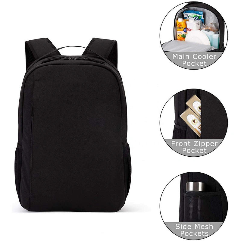 Large Leak-proof Soft Cooler Can Wine Beer Food Carry Delivery Picnic Thermal Lunch Bag Bottle Opener Insulated Backpack Cooler