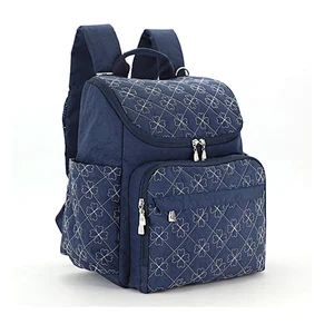 Waterproof Diaper Bag Multifunction Stylish Travel Backpack Maternity Nappy Bag  baby changing bag with insulated pouch