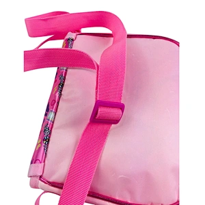 Fashion Pink polyester crossbody women hand bags square shape kids bag girls shoulder bags