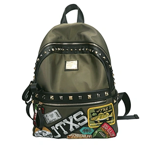 Wholesale Custom Waterproof School Bag Backpack With Rivet with high quality 2020