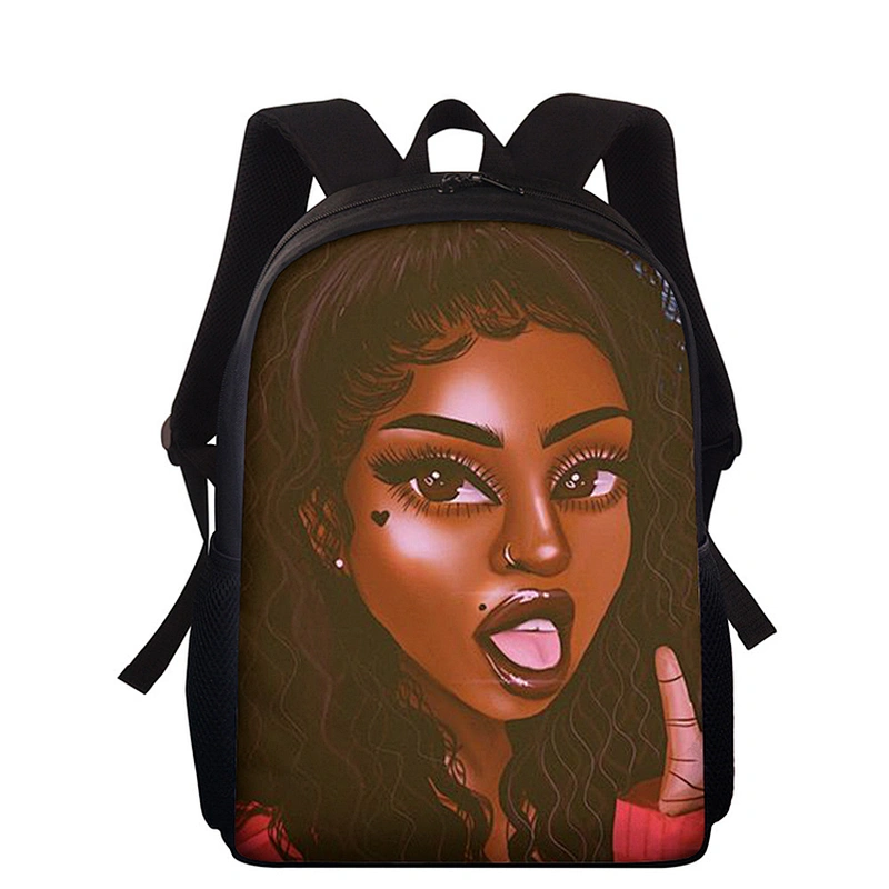 customize  new style African girls create backpacks for children