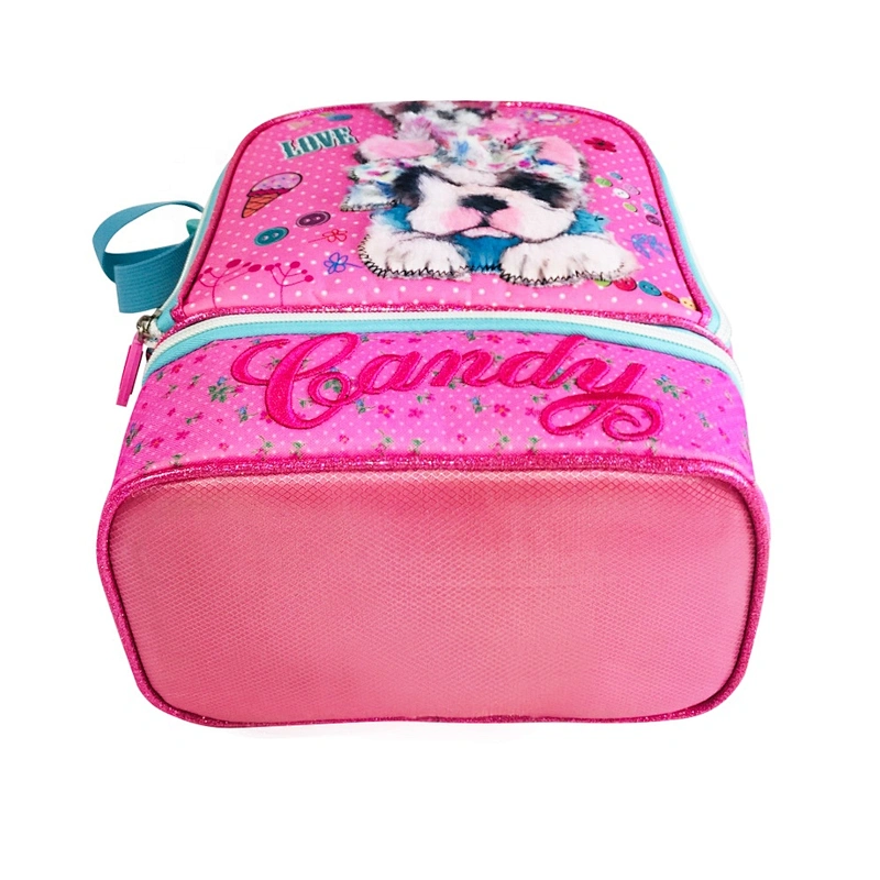 Custom Cartoon Toddler Carry  Insulated Lunch Cooler Bags Box Backpack For Kids