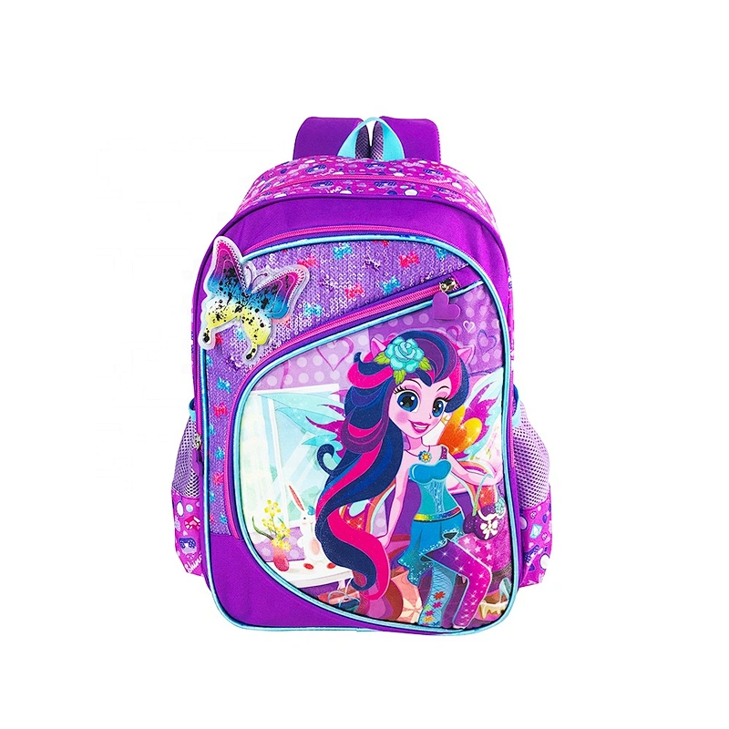 OEM/ODM high quality student backpack backpack kids bag school bags for children girls kids with fantasy fabric