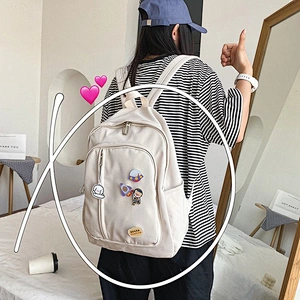 Waterproof Solid Scarf Material Woman Large Purse And Wallet Backpack Fashion new style 2020