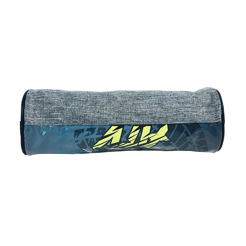 School supply stationery leather emboss race car pencil case pouch bag student boy