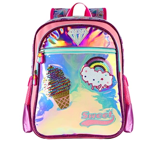 Pink children backpack school bags for teenage girls