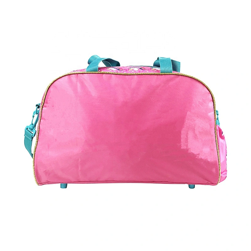 OEM/ODM Lady Girls Children Fashion Golden shiny school Customized Logo Style kids fashion pvc handbags with shiny fabric