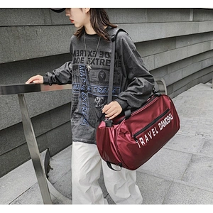 Men's large capacity lightweight short-haul handbag luggage fitness bag women's travel bag