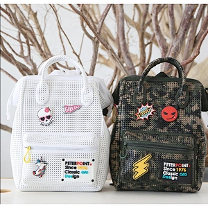 Polyester Simple Casual Student Shoulder Leisure Travel Backpack Bag leisure  backpack