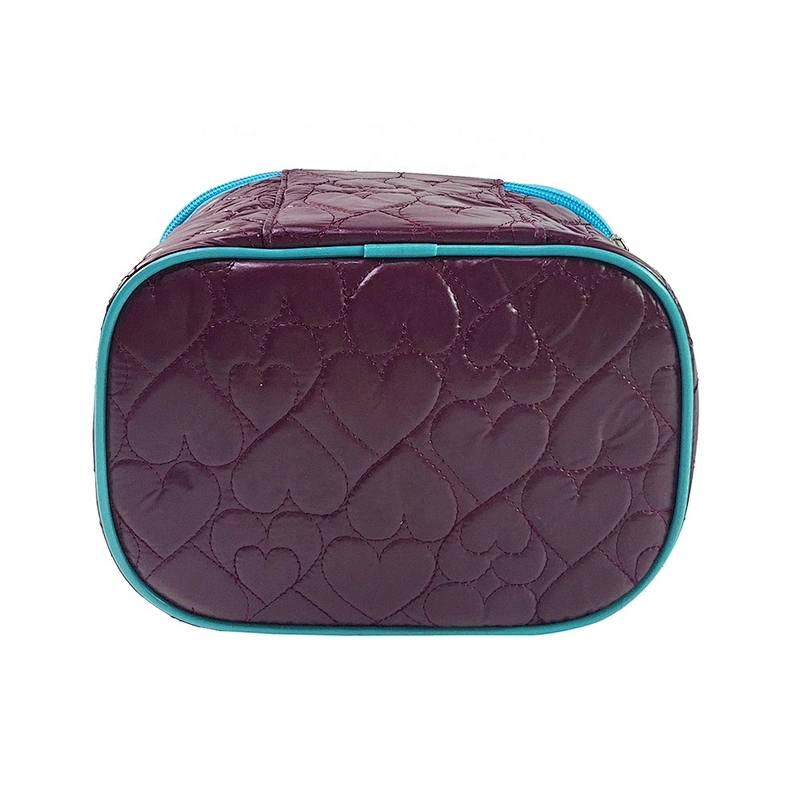 Wholesale quilted Custom Travel Makeup Cosmetic Bag Bathroom Storage Carry Case