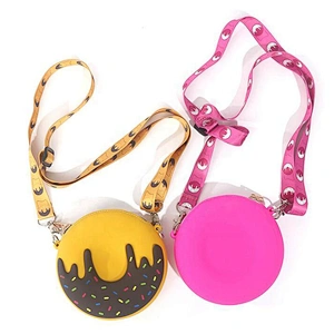 Small Cute Soft Silicone Cartoon Animal Shoulder Bag With Chain Strap Crossbody Bag For Women Evening Party Wallet Purse