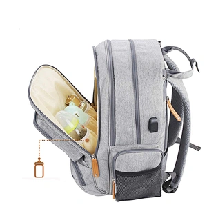 Multifunction travel nappy baby bags for mom and dad Diaper backpack