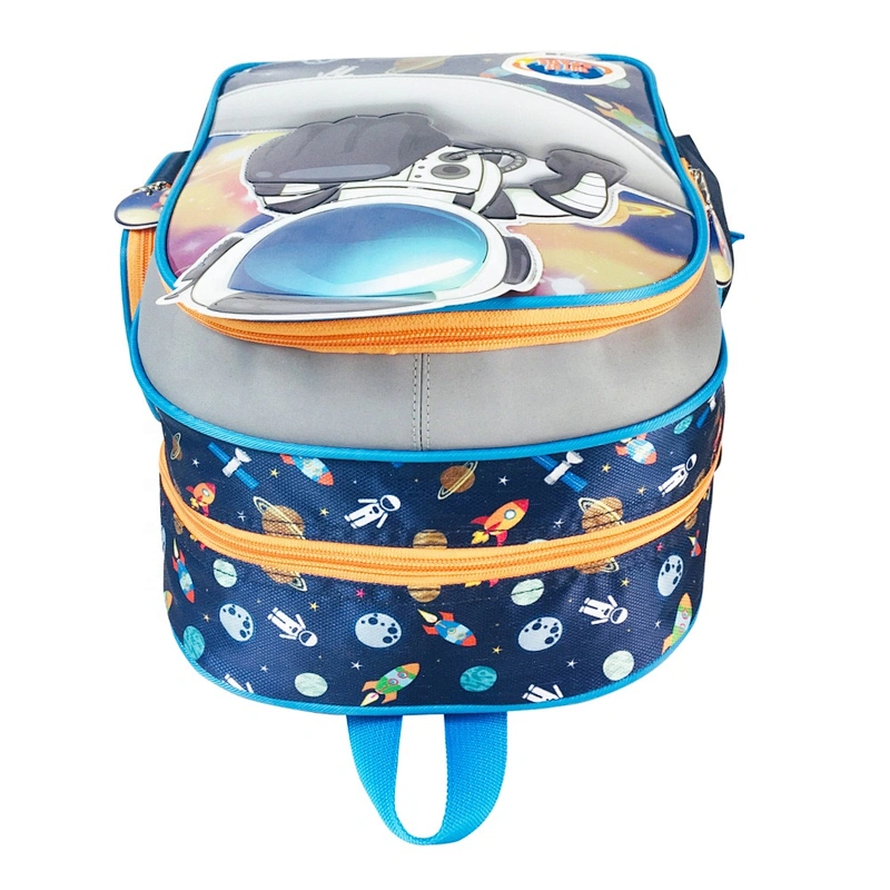 Wholesale Custom LOGO Printing Space Design Kids Child School Bag for boy
