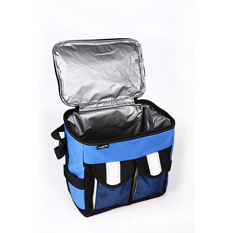 Freezable Best Quality Insulated Zip Closure Foldable Tote Lunch Cooler Bag