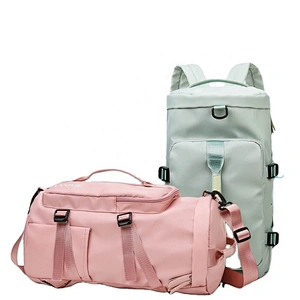 Dry wet depart travel bag gym bag waterproof fashion casual sport Duffel backpack