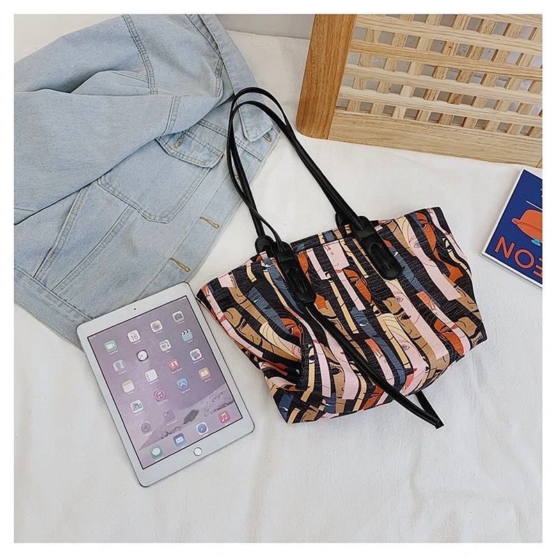 New design Oxford shoulder bag large capacity for women's fashion bucket bag handbag