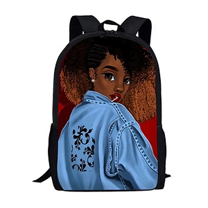 New Africa girl Print Mini Backpack Children School Bag for Black Boys 12 Inch Satchel Kindergarten school bags