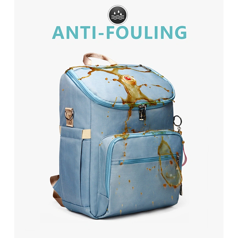 New arrival outdoor USB dry wet depart large storage insulated mummy bag diaper backpack