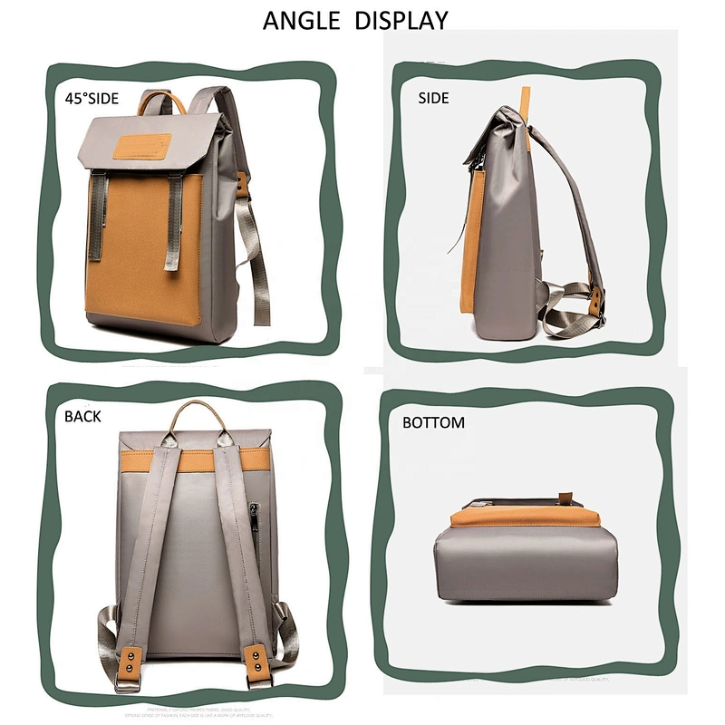 New Korean style of large-capacity Oxford fabric computer backpack Simple high school Waterproof travel couple backpack