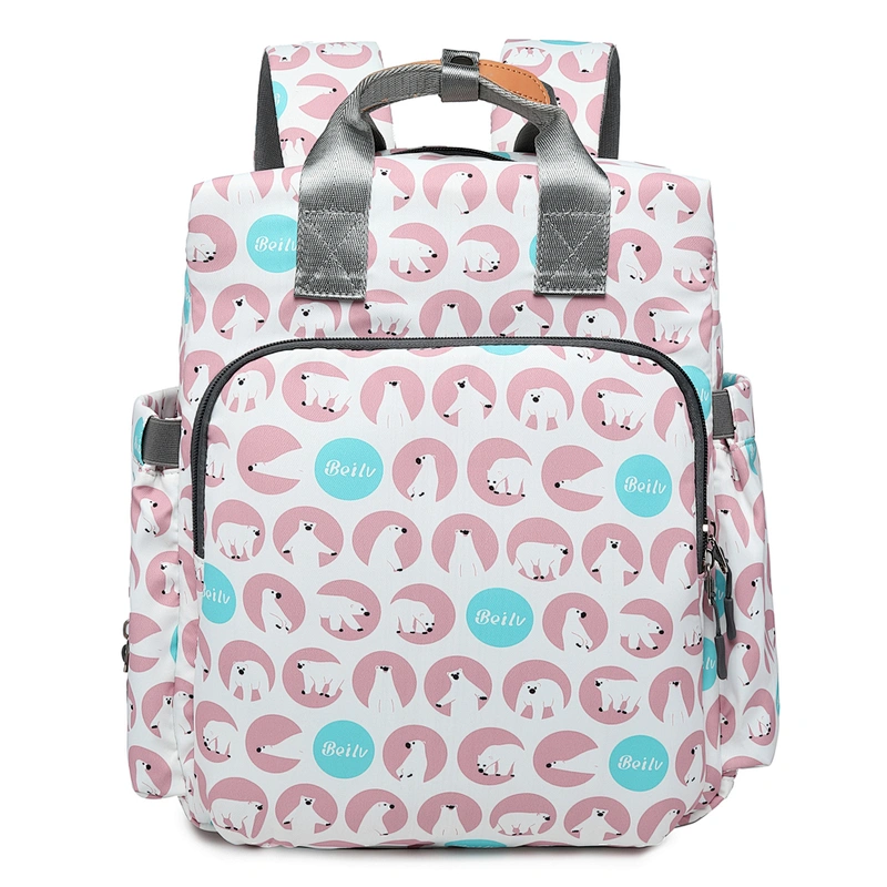 multifunctional  large capacity Lequeen maternity mummy nappy bag travel backpack baby diaper bag with strap for outdoor travel