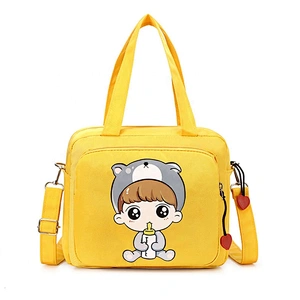 2020 Blue Custom Large Capacity Diaper Bags Portable Shoulder Multi-Functional Casual Mother Bag