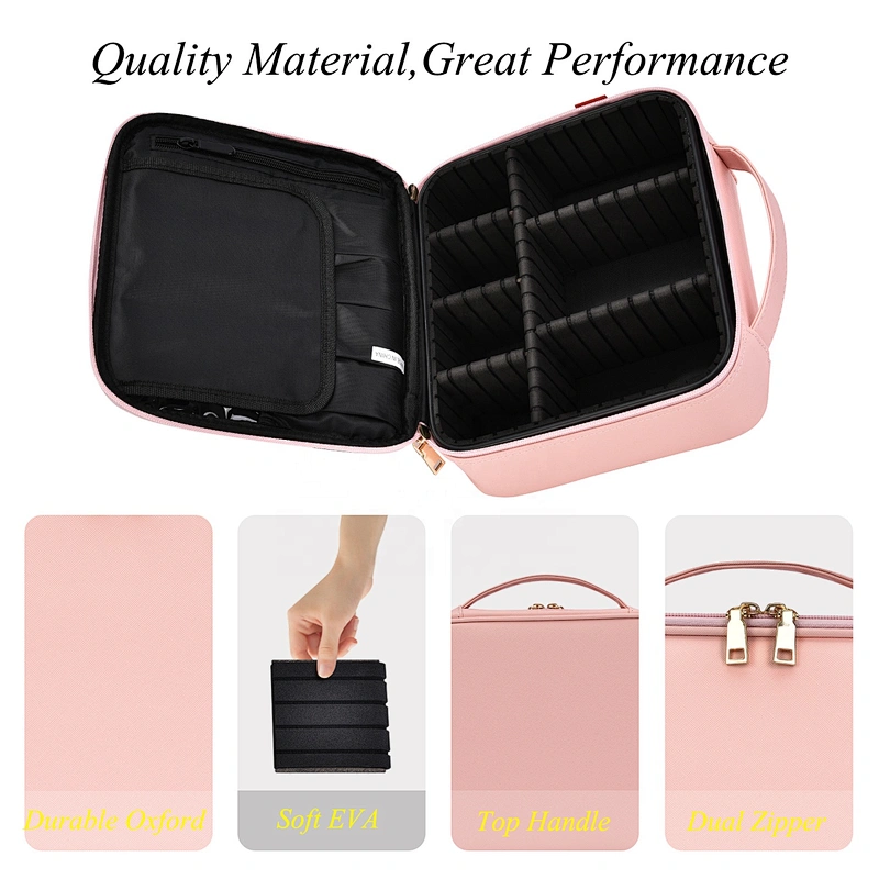 Custom Waterproof Pu Marble Travel Makeup Bag Private Label White Cosmetic Cases Printed Organization Toiletry Bags With Handle