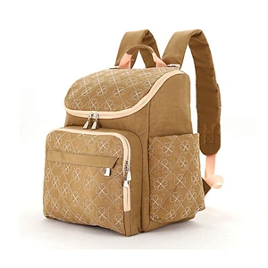 Multi purpose waterproof with USB charging chord backpack baby diaper bag  for mothers sac a langer