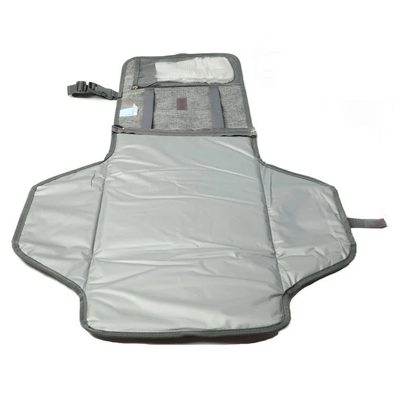 Travel Portable Diaper Changing Mat Waterproof And Detachable Zipper Cloth Diaper Baby Changing Pad