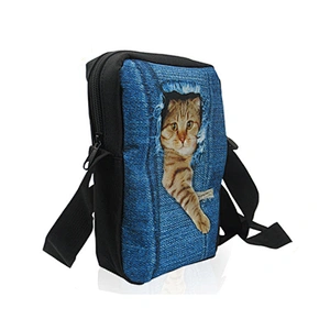 New customized Satchel small square bag for children bag design custom satchel canvas lovers bag