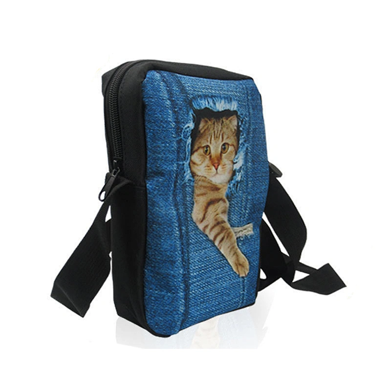 New customized Satchel small square bag for children bag design custom satchel canvas lovers bag