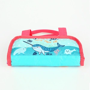 Factory custom print small mesh promotion gift PVC pencil bag