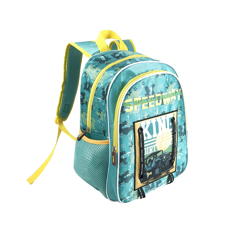 2020 new Fashion high quality student bag backpack golden backpack children  kids school bags boy with fantasy fabric