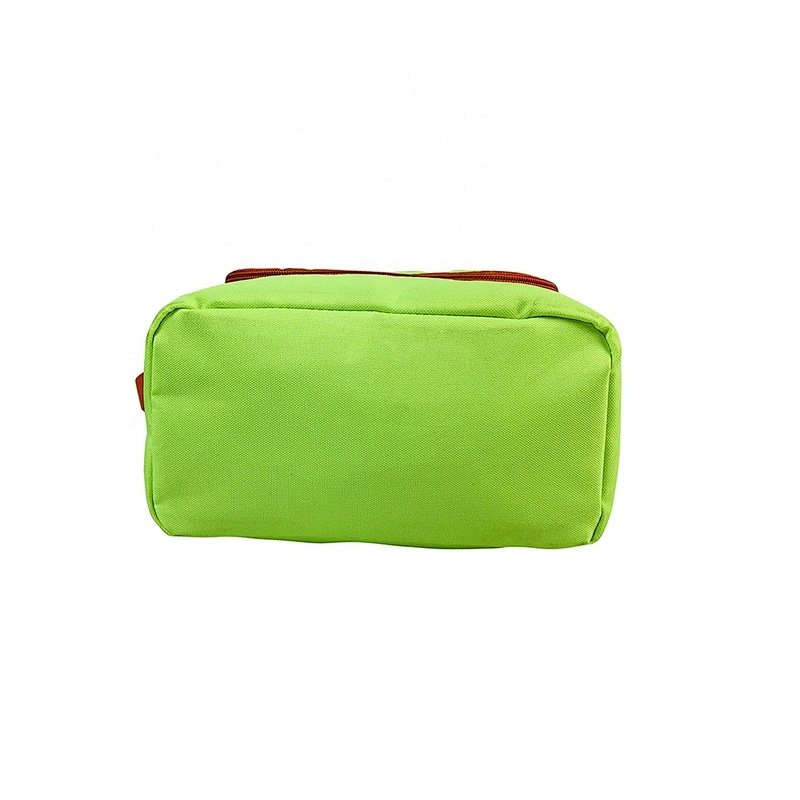 High quality insulated cooler box bags deliver lunch food delivery with custom logo thermal fluorescent green fabric for kids