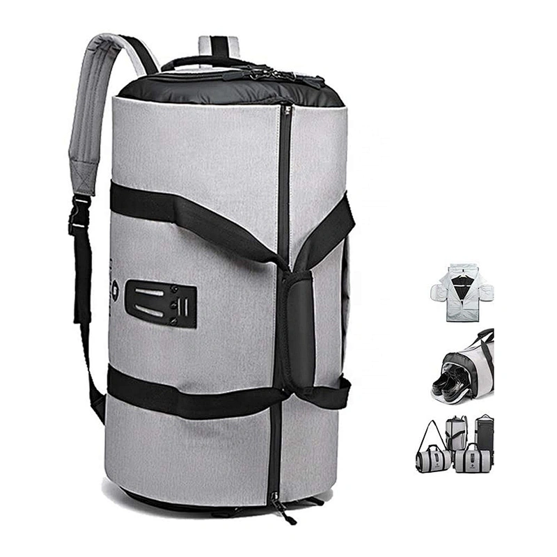 Gym Bag Backpack 4 in 1 Carry-on Garment Suit Large Sport Duffel Bag Weekend Overnight Travel Bag with Shoes Compartment